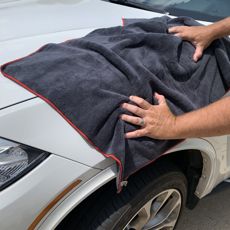 Extra Thick Car Drying Towel Super Absorbent Microfiber TowelPlatinum