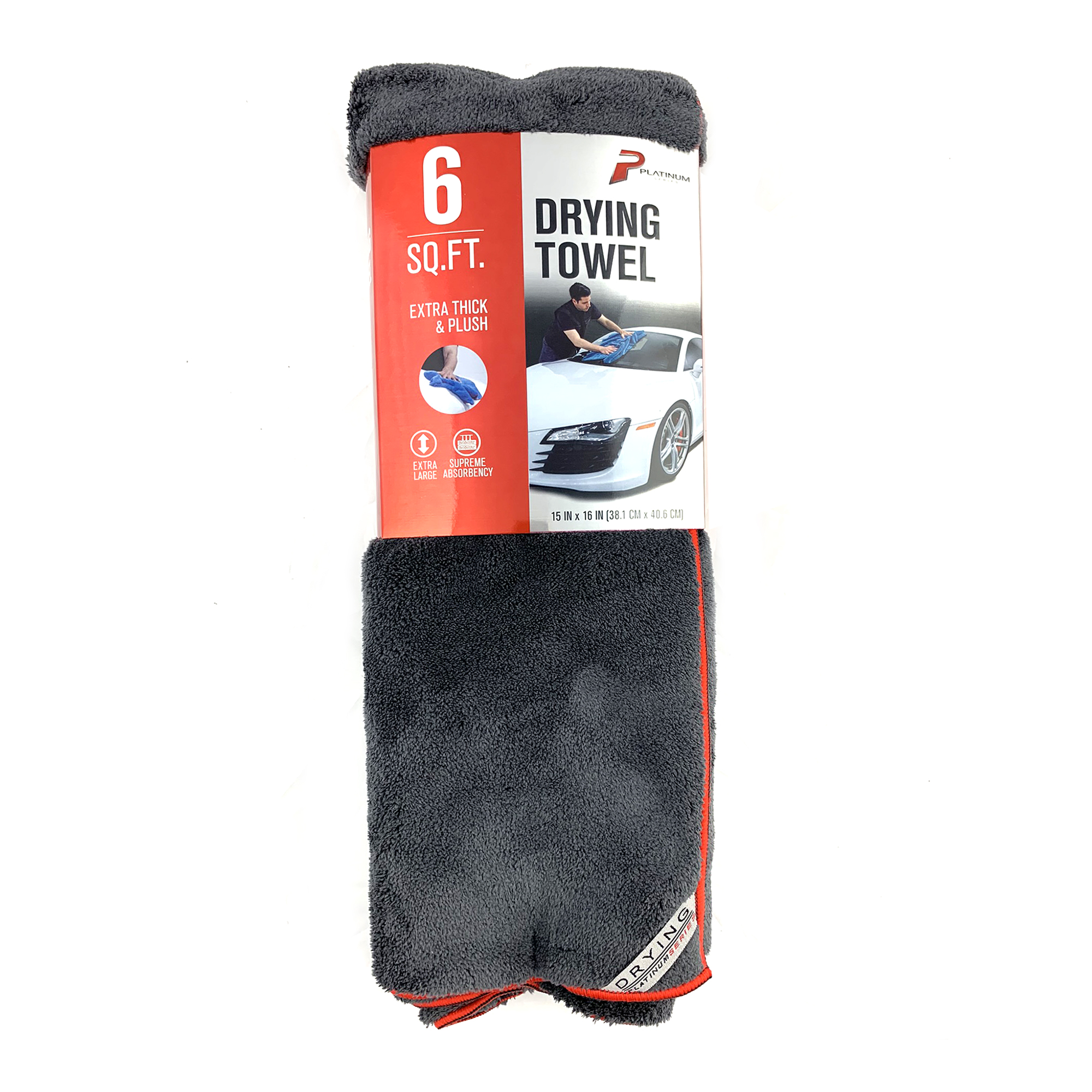 CARCAREZ Microfiber Car Wash Drying Towels Professional Grade Premium  Microfiber Towels for Car Wash Drying 450GSM 16 in.x 16 in. Pack of 6 (6  Pack