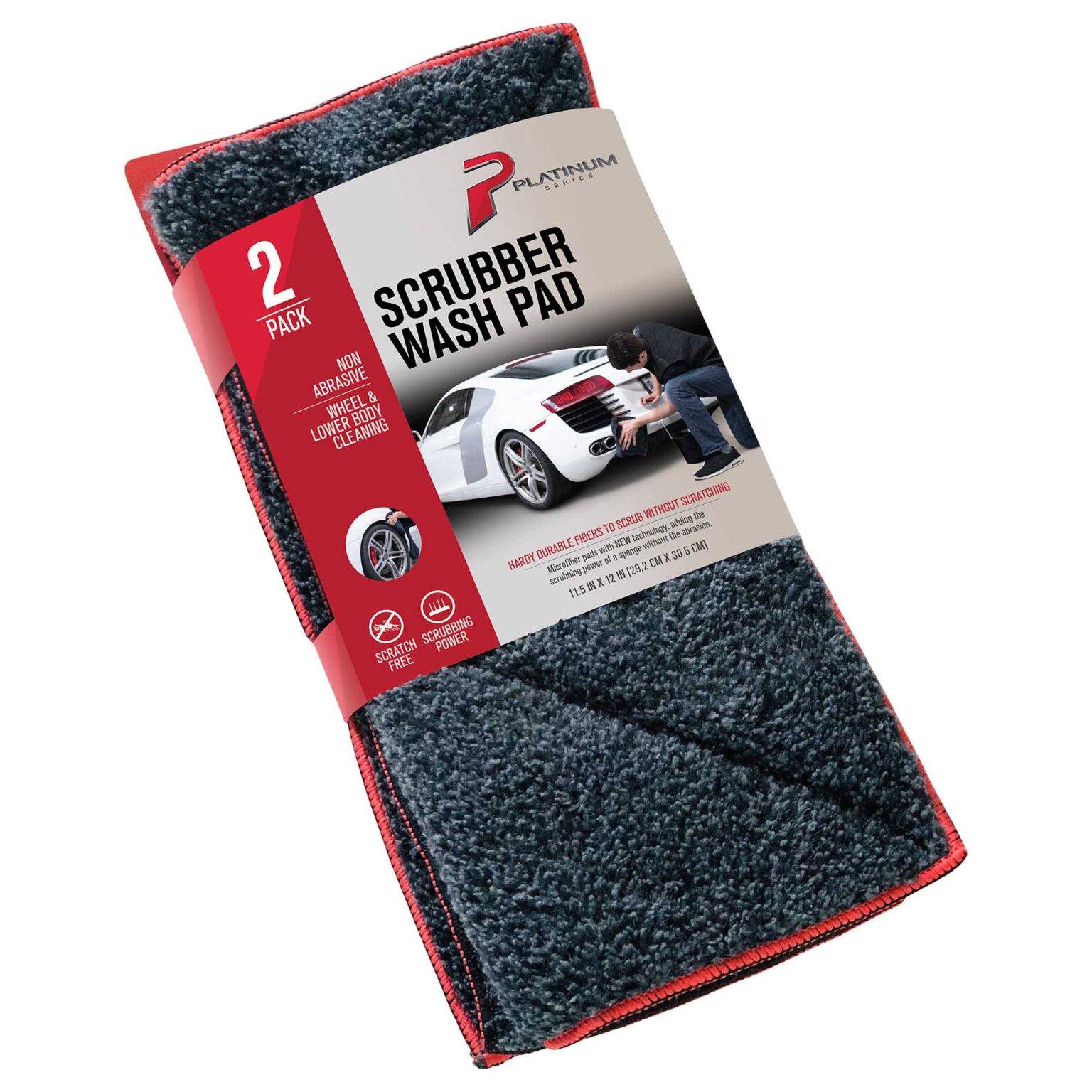 Scrubber Car Wash Pad Microfiber Scrubber Wash PadPlatinum Series Auto